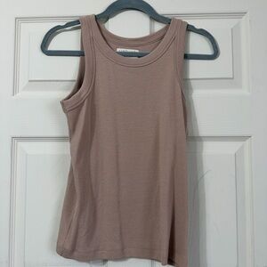 Velvet Classic Mauve Tank Top - Sleeveless Women's Ribbed Knit